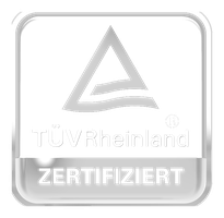 TÜV Rheinland zertifiziert