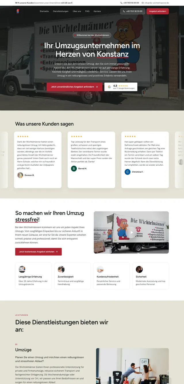 Website der Wichtelmänner, Umzüge in Konstanz
